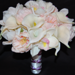 Pastel Tropical Bridal Bouquet