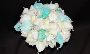 Beach-bridal-bouquet,-real-touch-bouquet,-starfish-bouquet