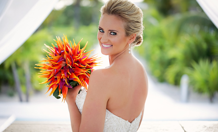Bold Statement Bridal Bouquet – Bird of Paradise Wedding Collection